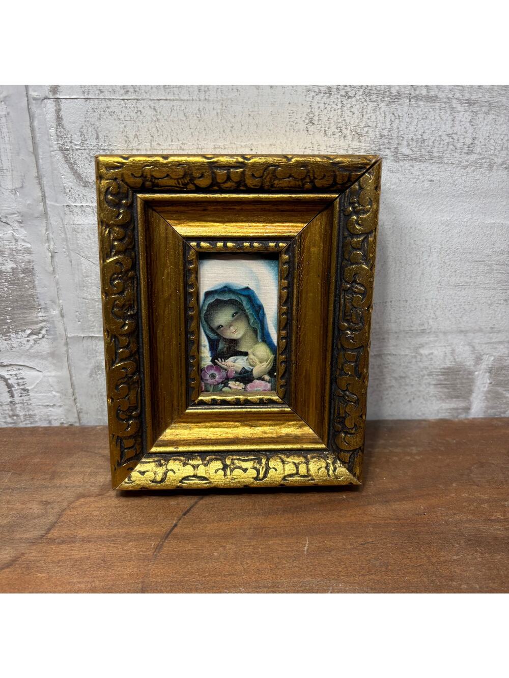 Vintage Mother And Child Print Art